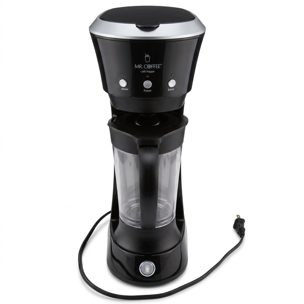 Mr.Coffee Black Café Frappe Maker All In One Coffee & Frozen Drink